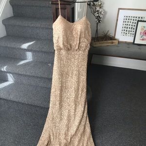 Rose gold dress